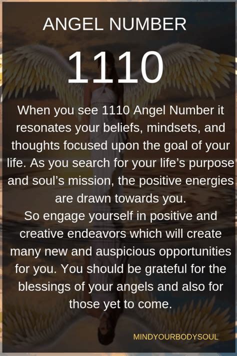 1110 Angel Number Meaning